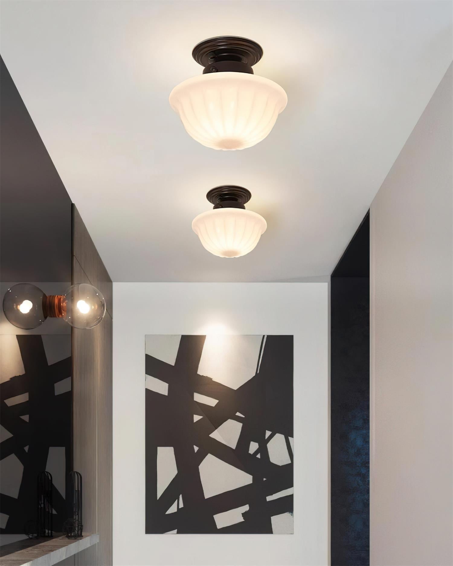 Evola Vintage Deckenleuchte aus Glas-Letslighting