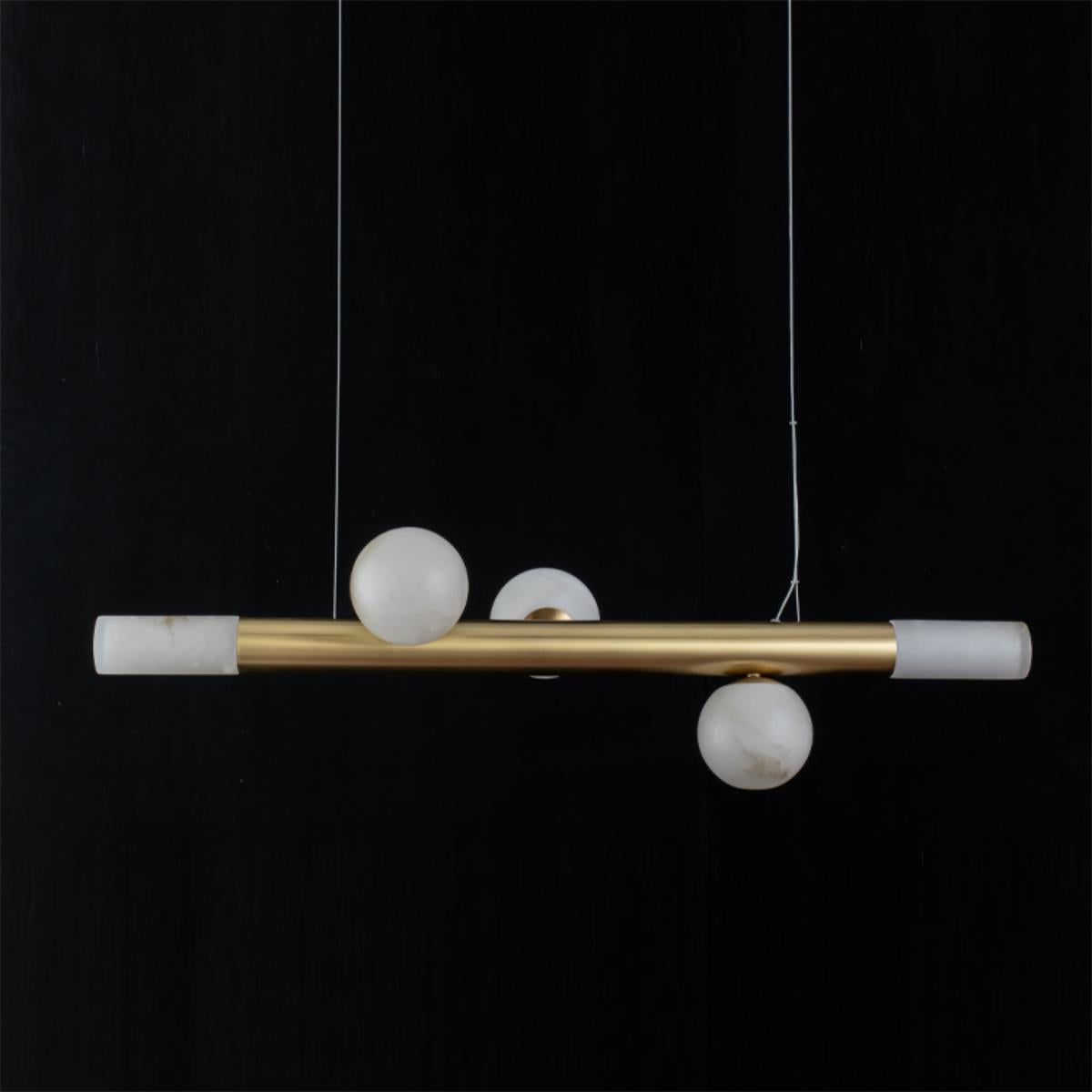Avaros Modern Minimalist Alabaster Pendant Light - Letslighting