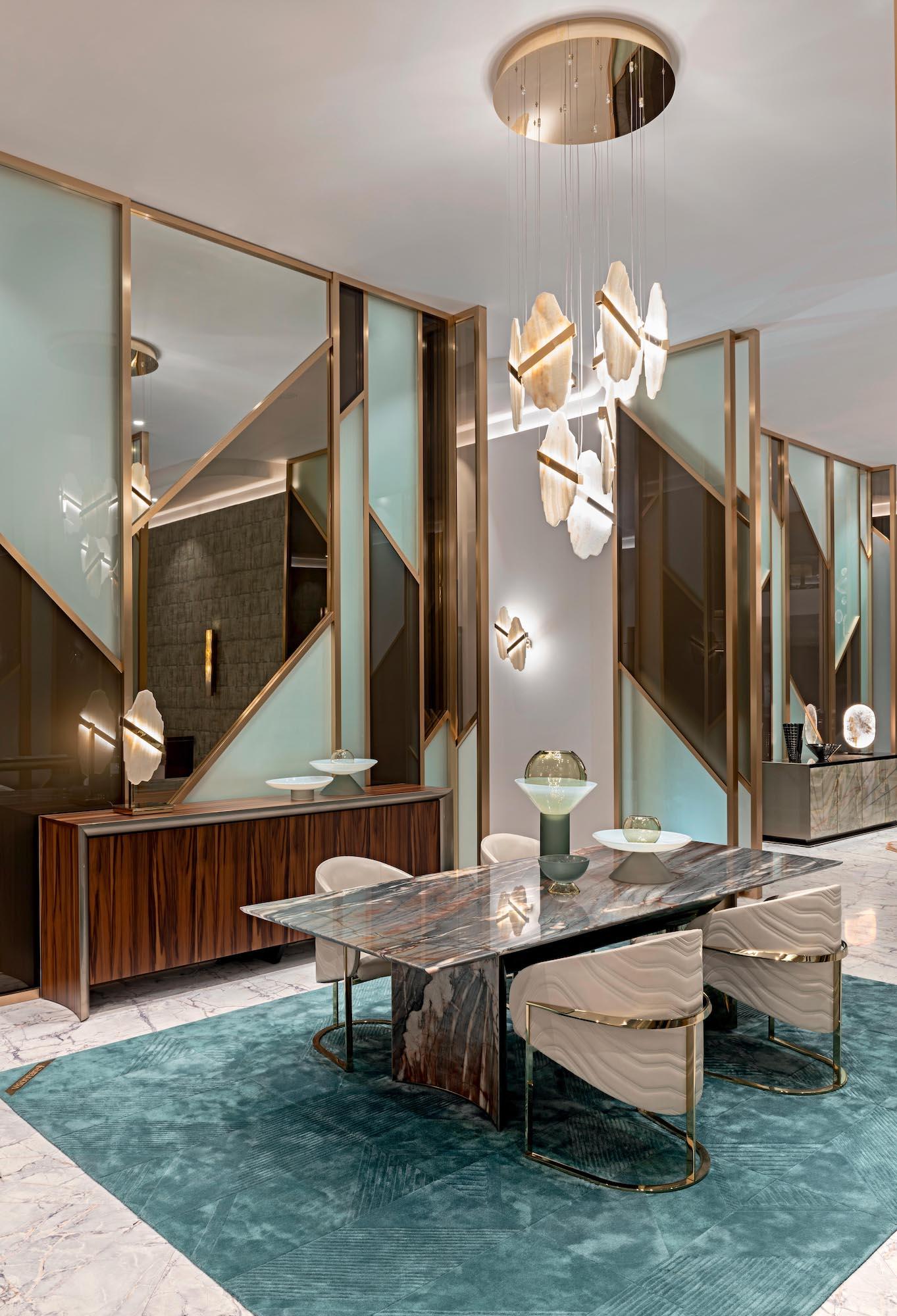 Olraeos Elegance Rock Jade Kronleuchter-Letslighting