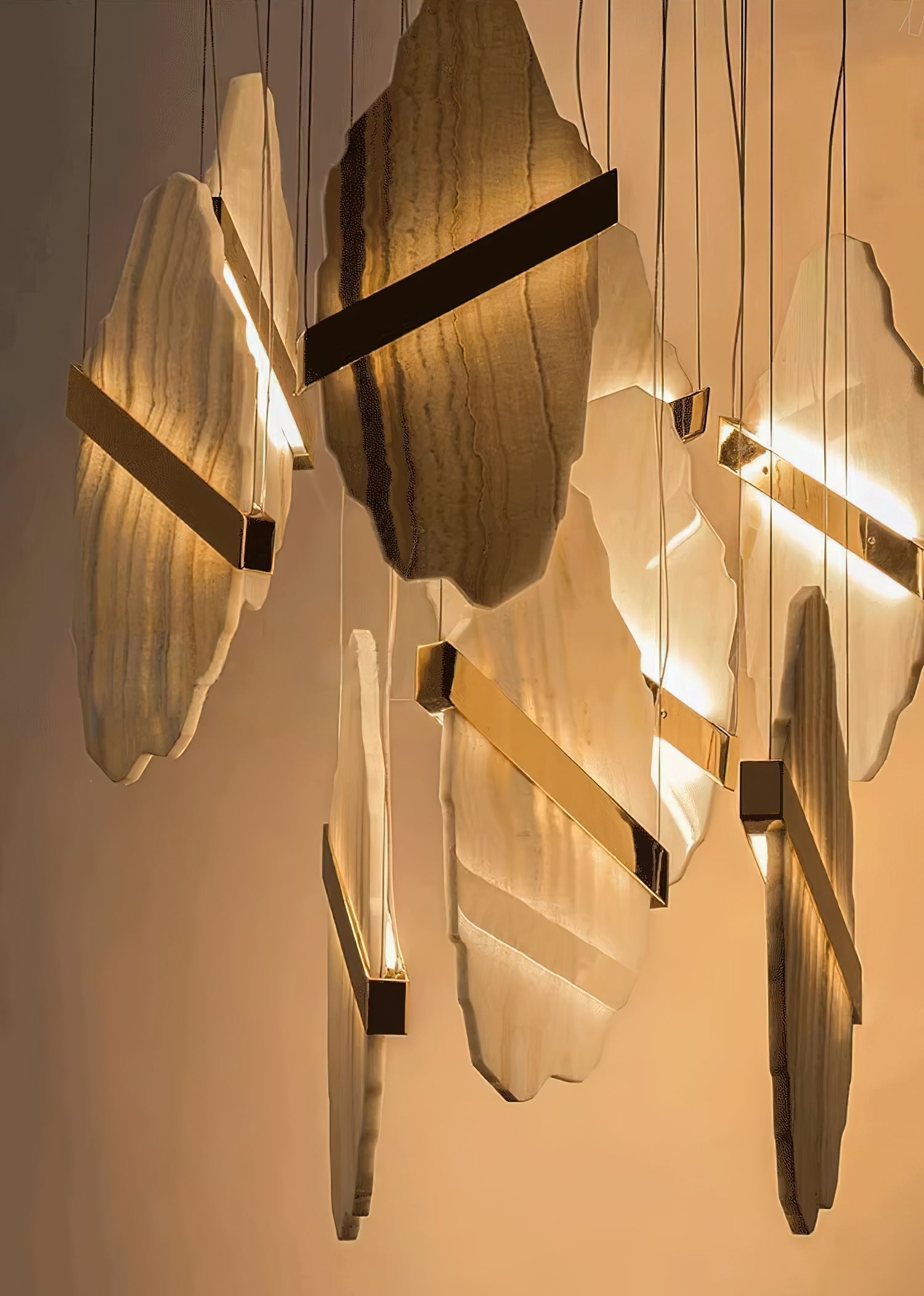 Olraeos Elegance Rock Jade Kronleuchter-Letslighting