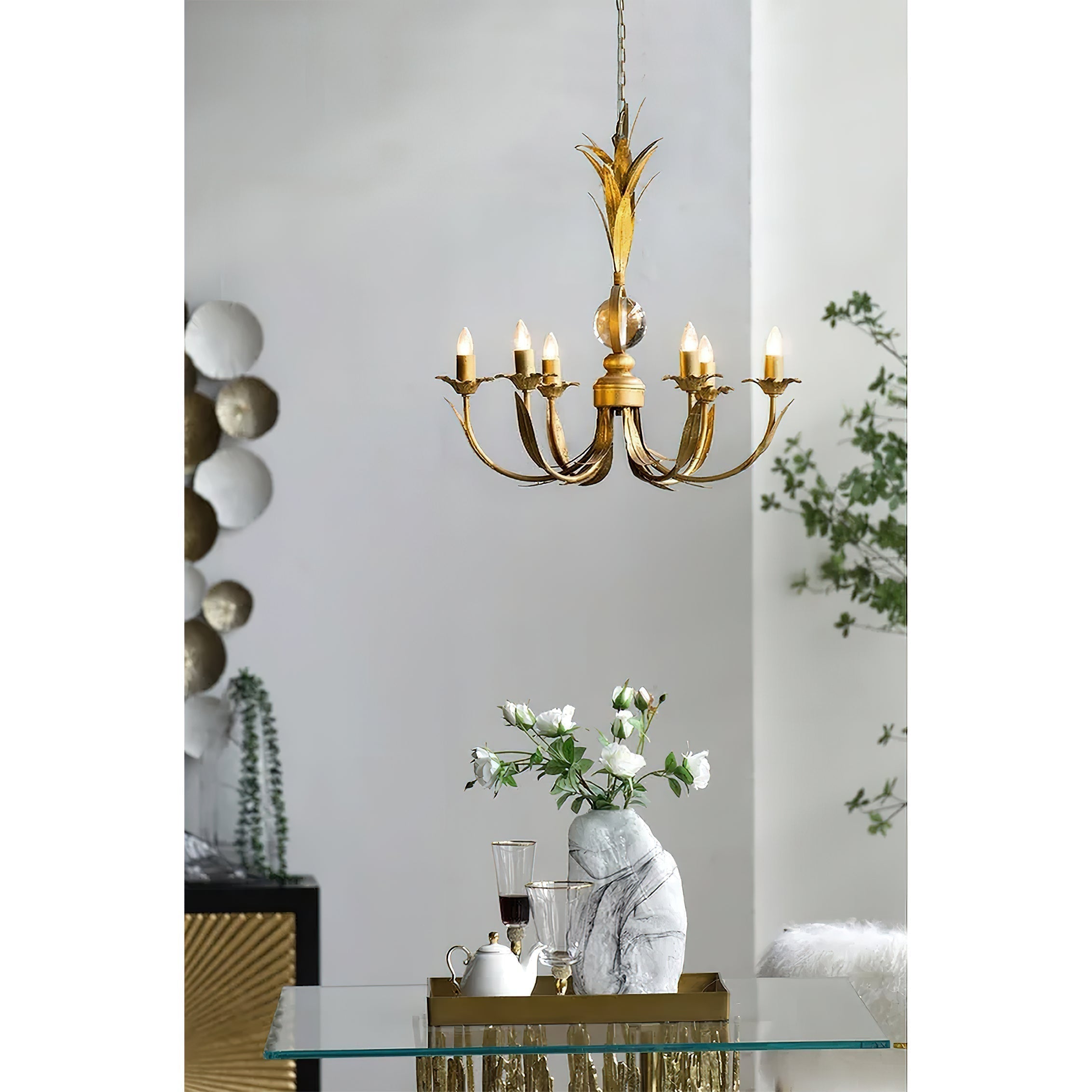 Zamarir Industrieller Vintage Kronleuchter mit 6 Leuchten-Letslighting