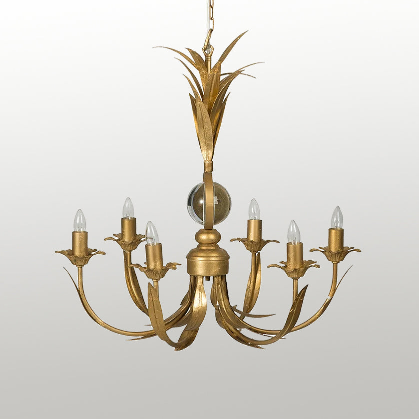 Zamarir Industrieller Vintage Kronleuchter mit 6 Leuchten-Letslighting