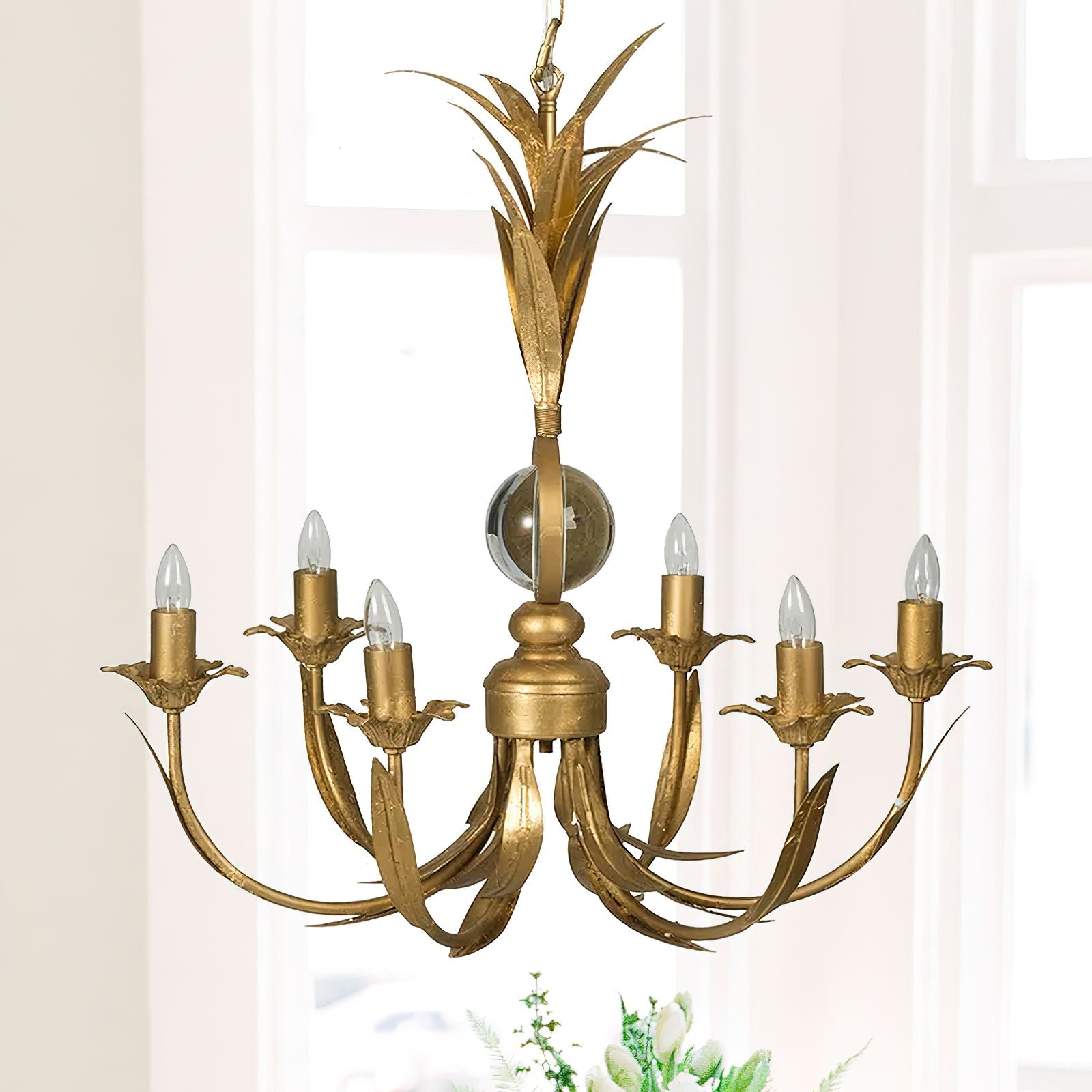 Zamarir Industrieller Vintage Kronleuchter mit 6 Leuchten-Letslighting