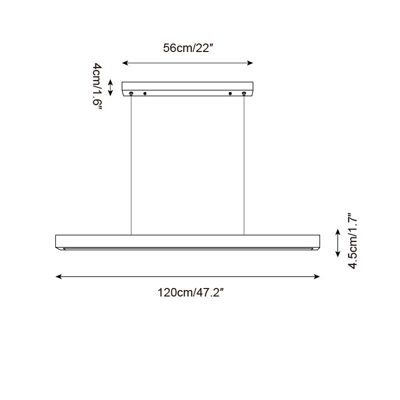Delya Linear Travertine Pendant Lamp - Letslighting