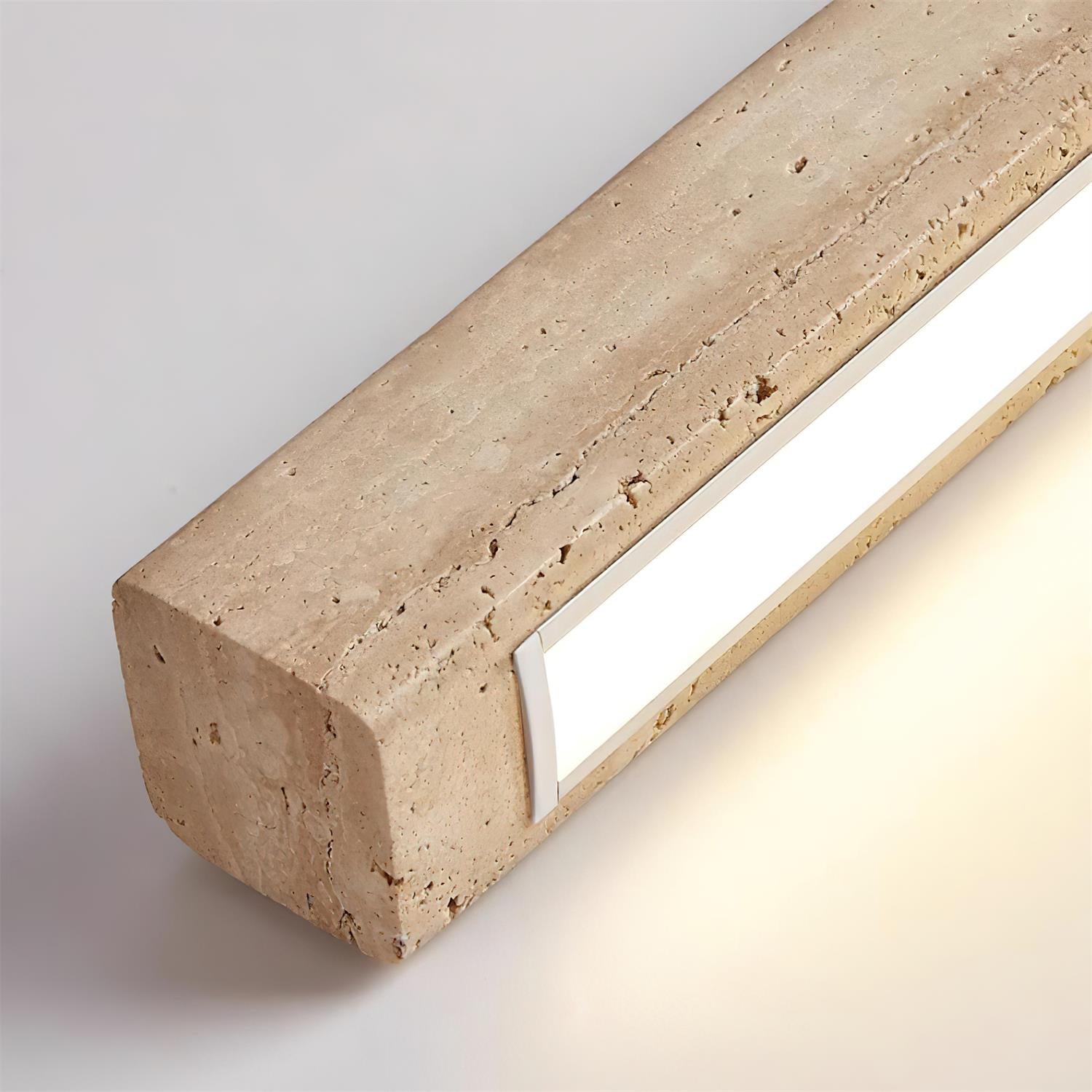 Delya Linear Travertine Pendant Lamp - Letslighting