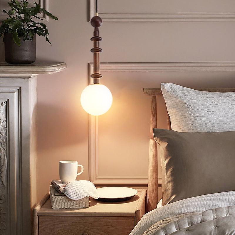 Vesera Industrielle Pendelleuchte aus Holz-Letslighting