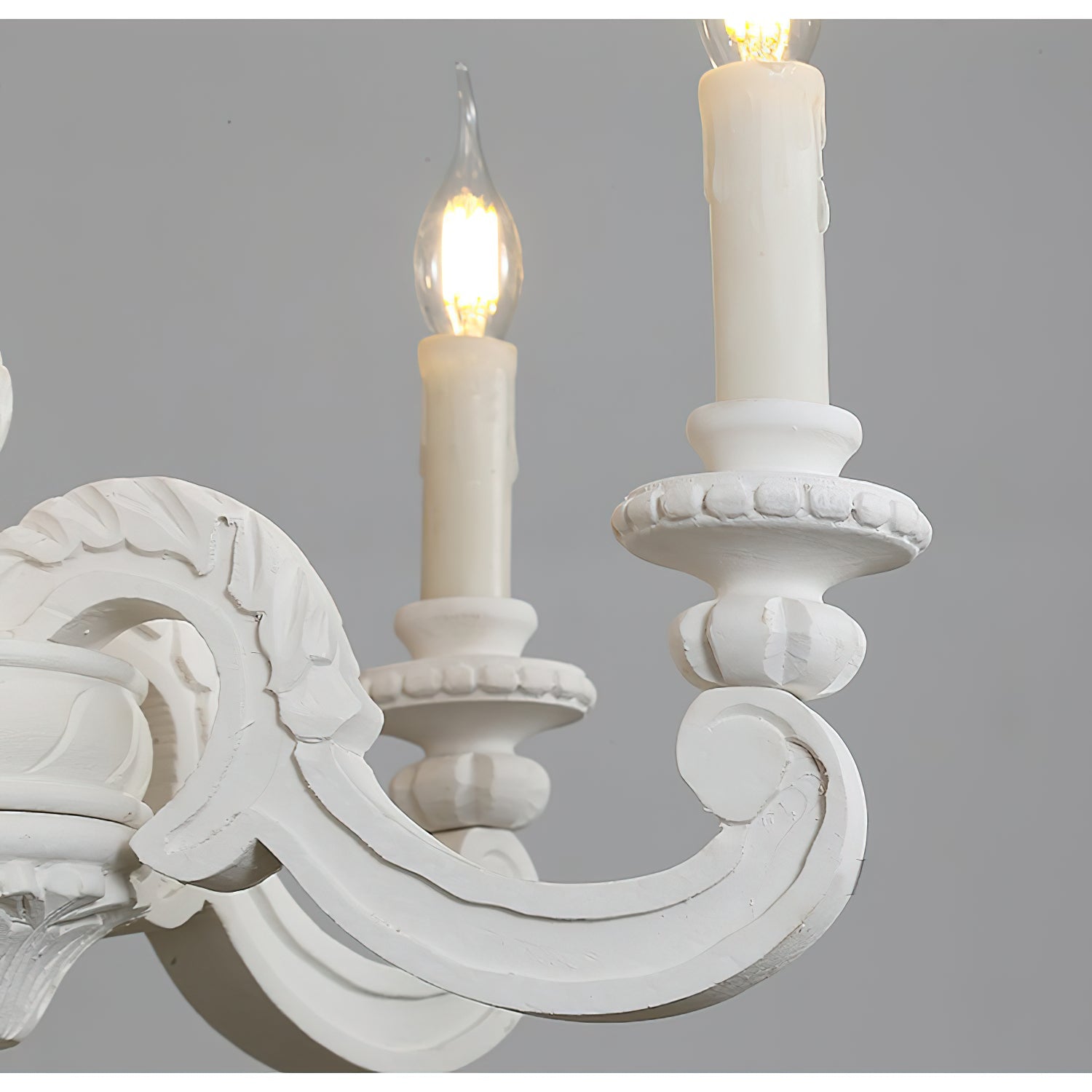 Olrinila Römischer Vintage-Holz-Kronleuchter-Letslighting