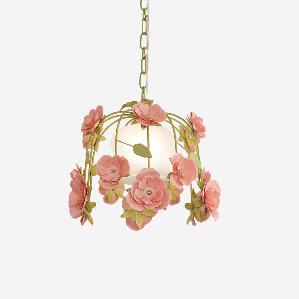 Bellova Kronleuchter Romantische Rosa Blume-Letslighting