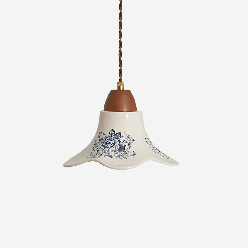 Porcelain Blossom Pendelleuchte
