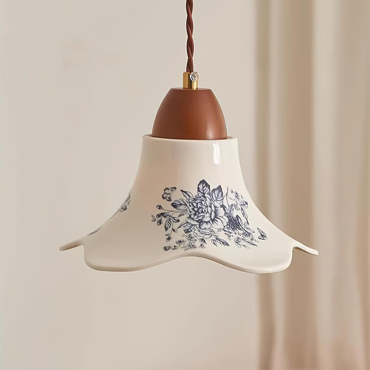 Porcelain Blossom Pendelleuchte