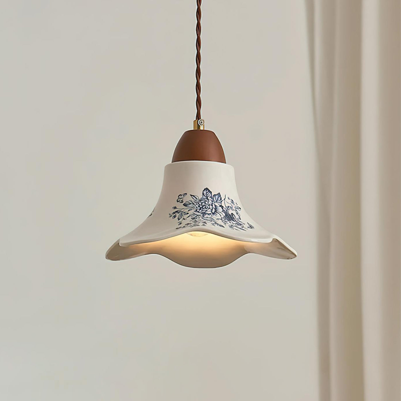Porcelain Blossom Pendelleuchte