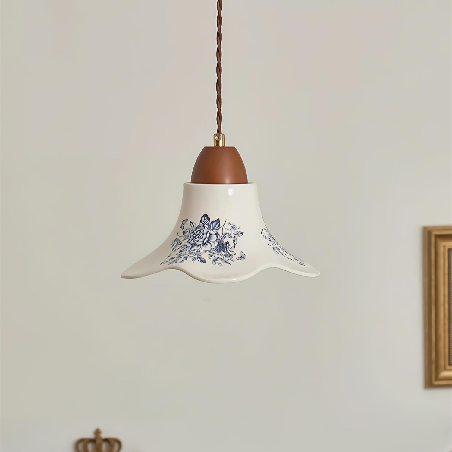 Porcelain Blossom Pendelleuchte