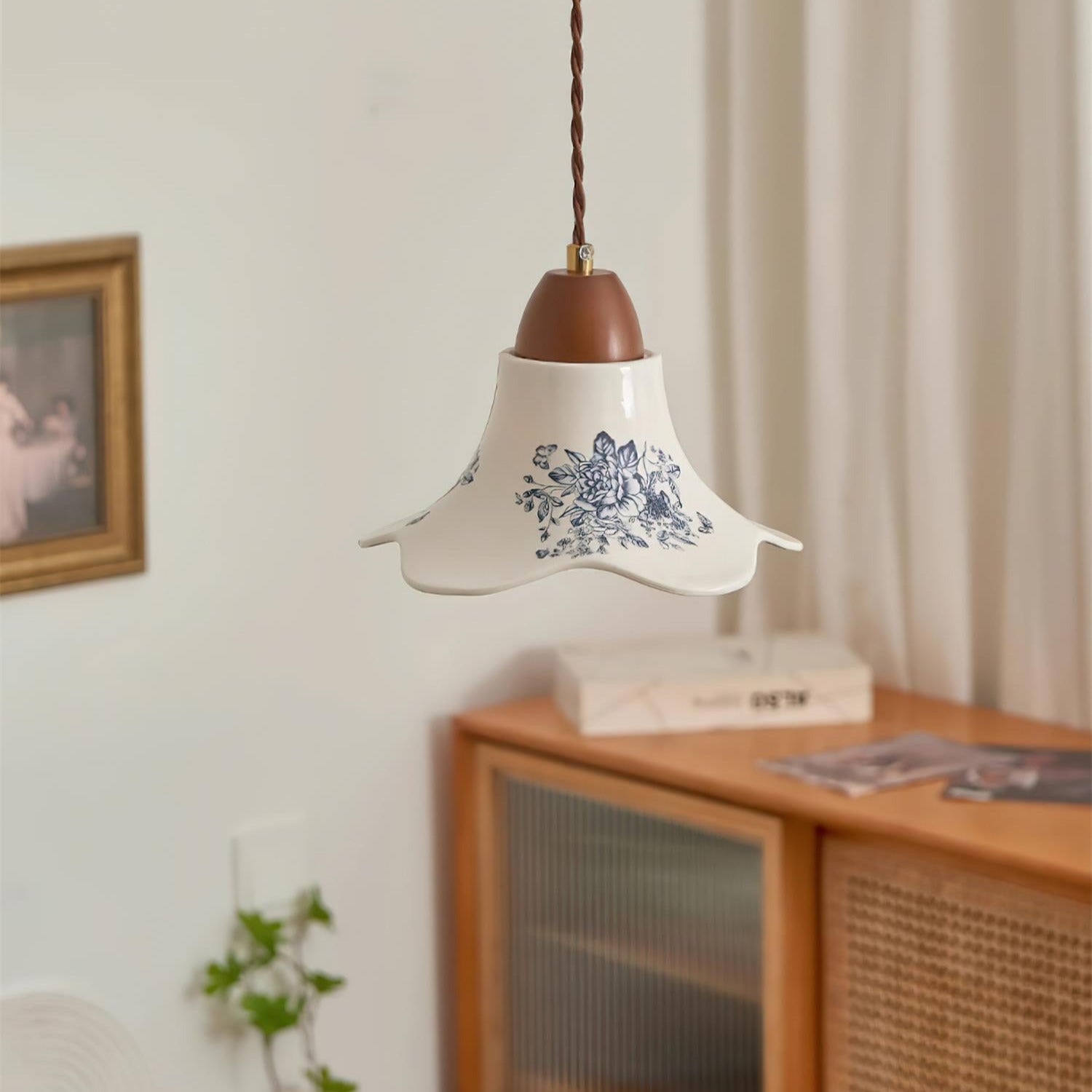 Porcelain Blossom Pendelleuchte