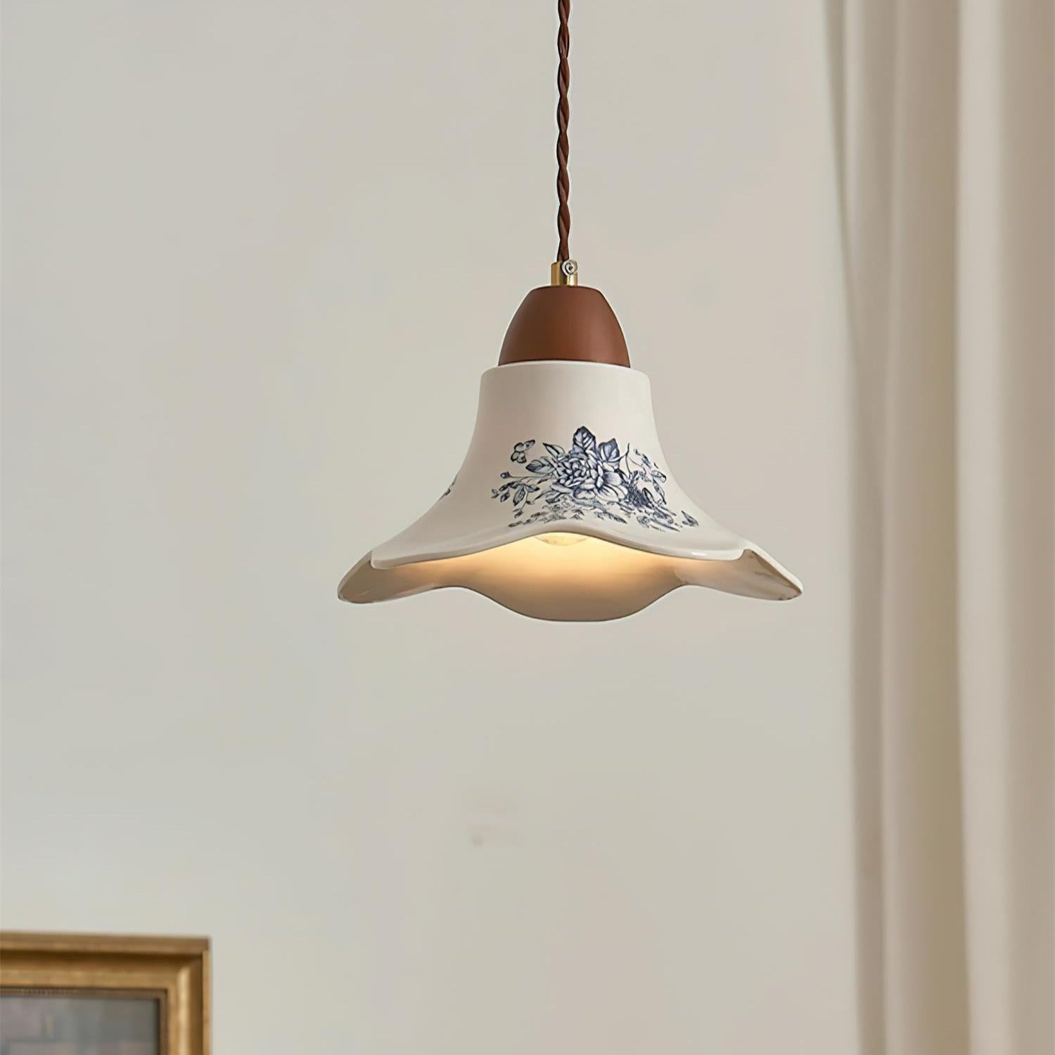 Porcelain Blossom Pendelleuchte