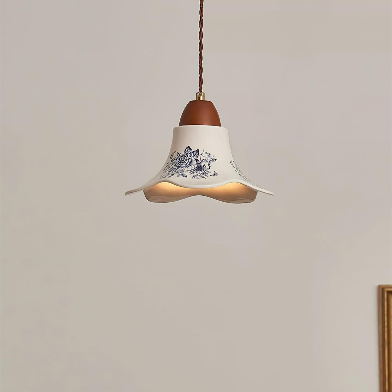 Porcelain Blossom Pendelleuchte