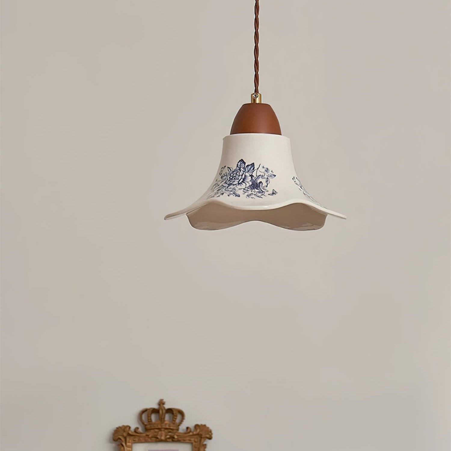 Porcelain Blossom Pendelleuchte