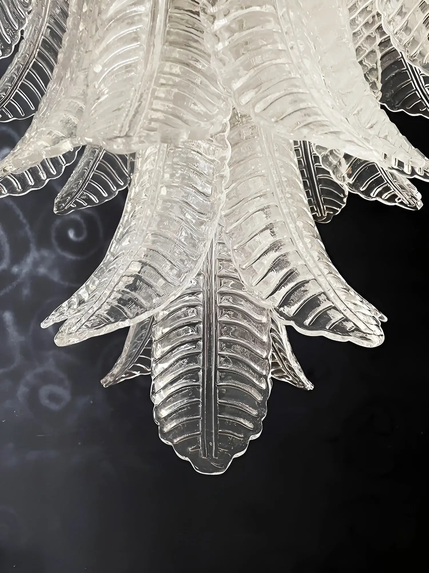 Aurora Chandelier Clear Glass Leaf Cascading Elegant - Neutralighting