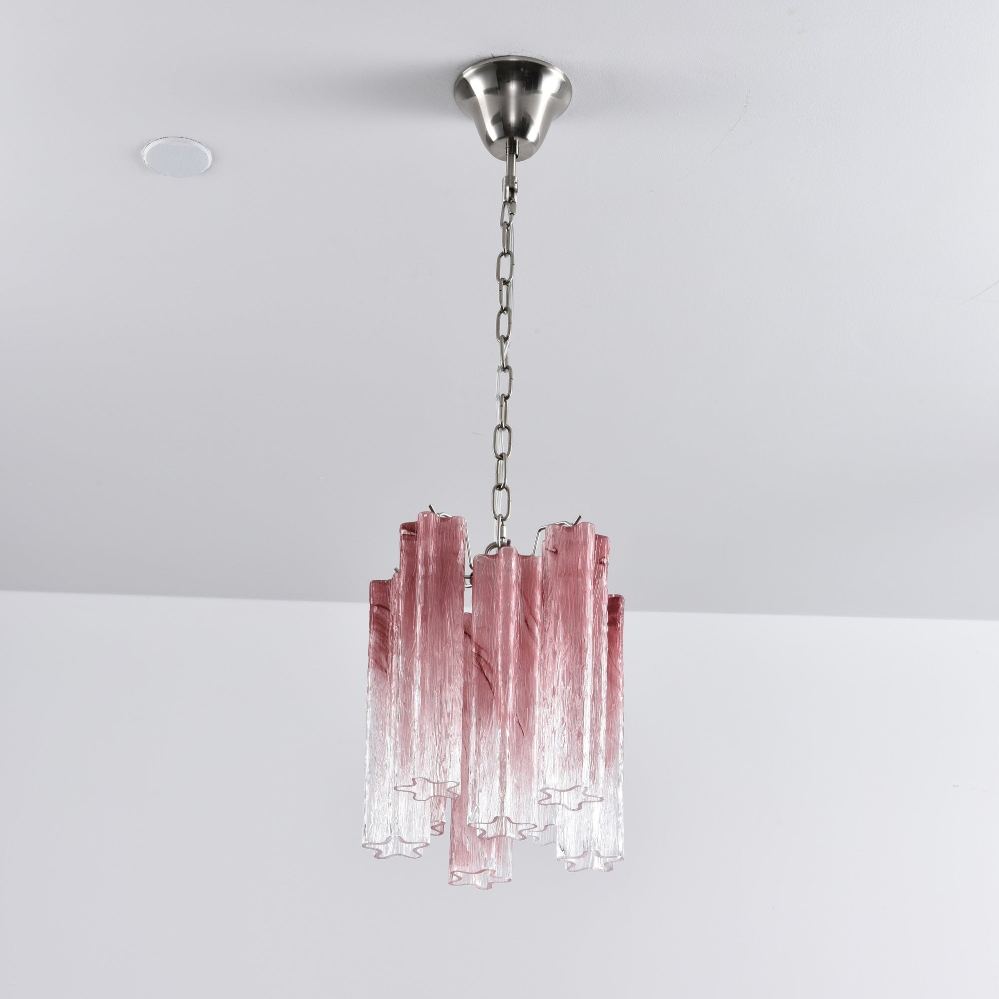 Aurora Chandelier Pink Gradient Murano Glass - Neutralighting