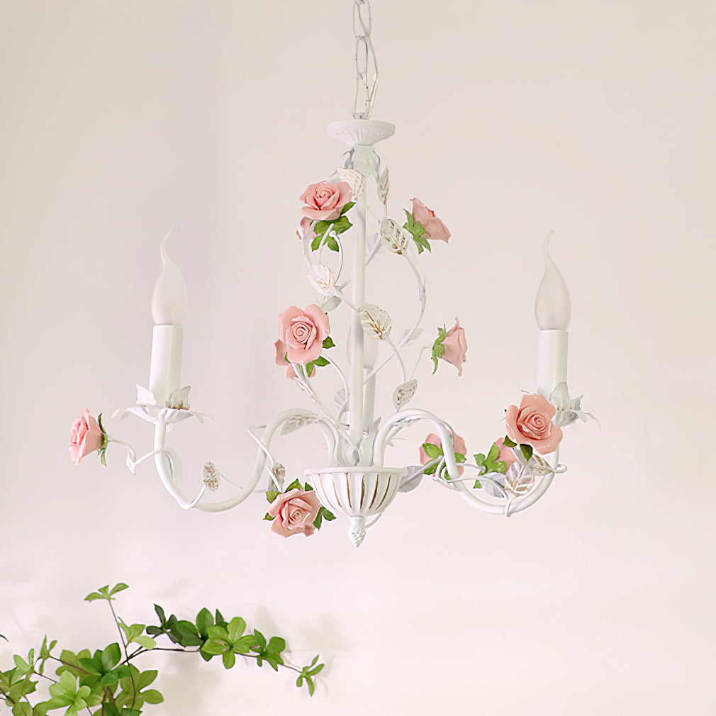 Evelisse Vintage Weiße Kronleuchter-Letslighting