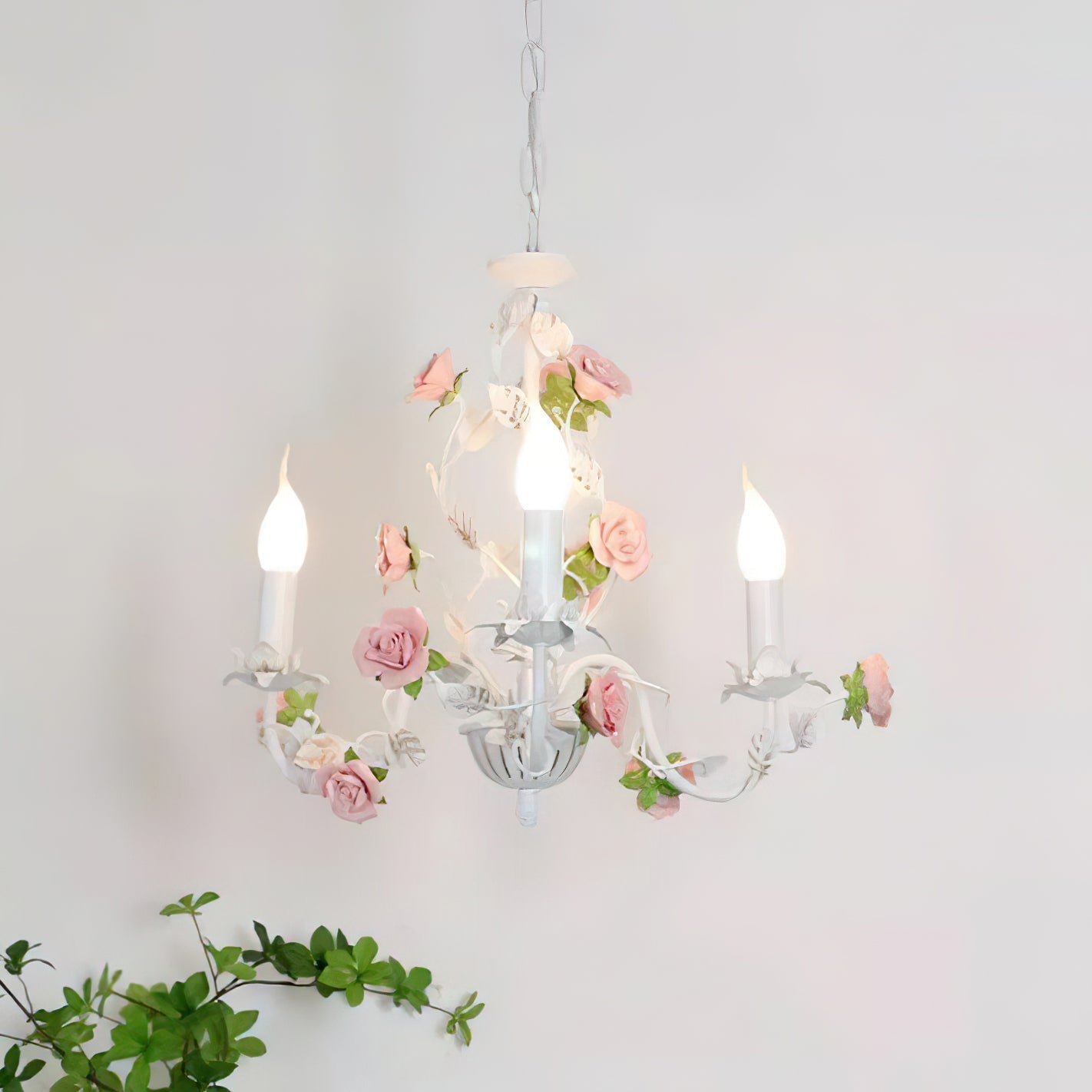 Evelisse Vintage Weiße Kronleuchter-Letslighting