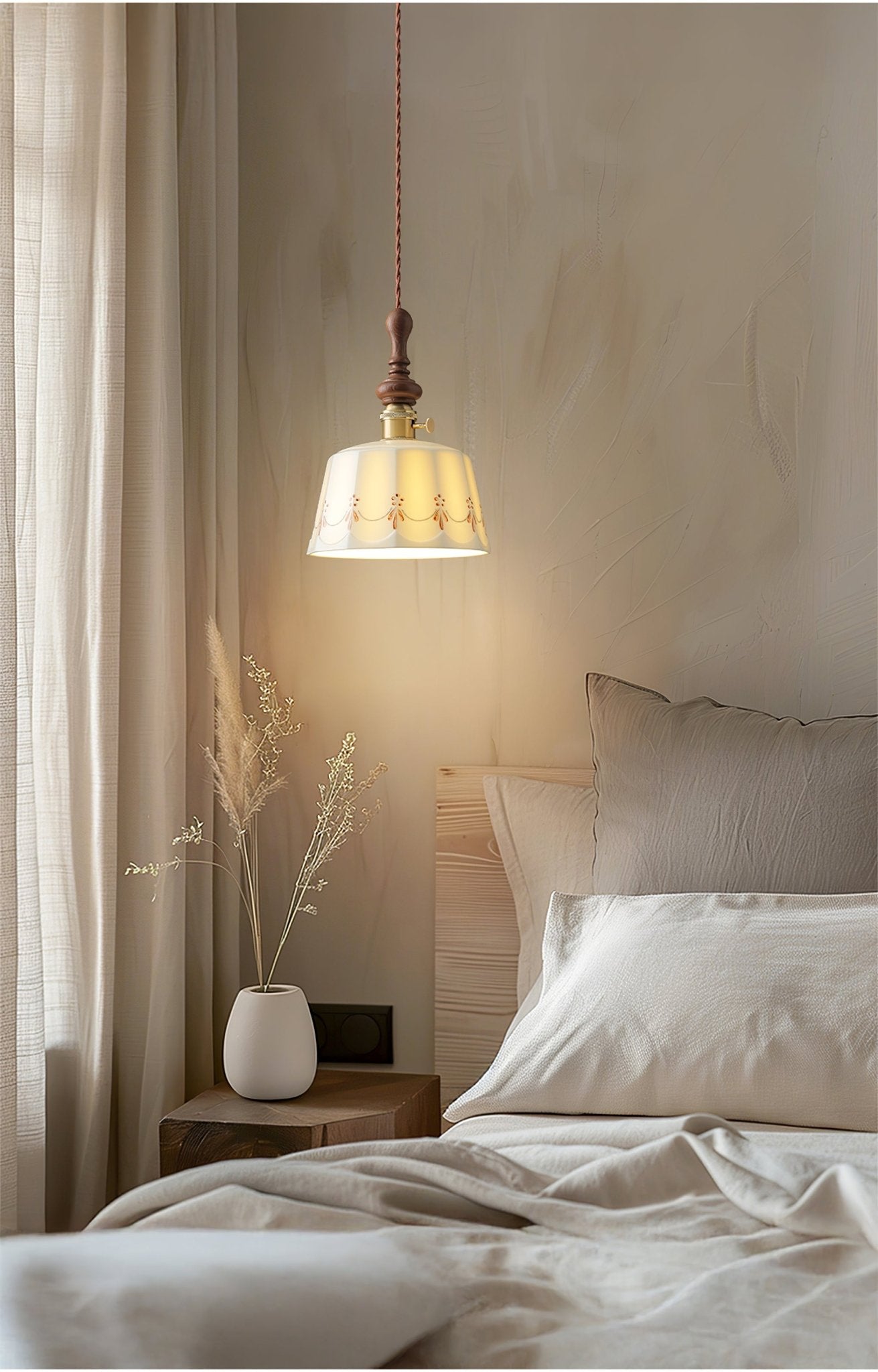 Ceraeyre Vintage Keramik Pendelleuchte-Letslighting