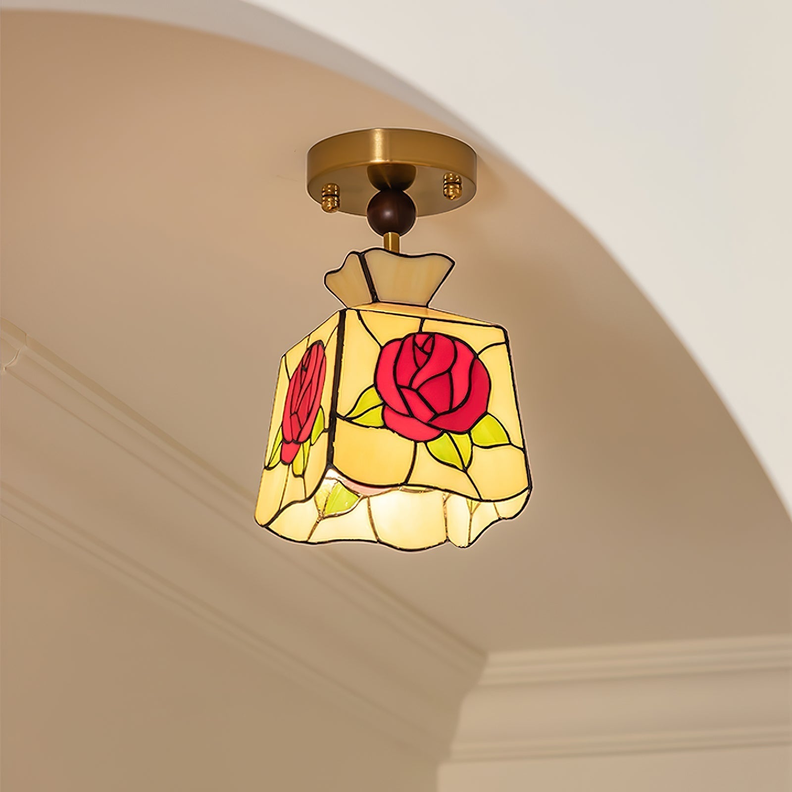 Joviel Tiffany Rose Deckenleuchte-Letslighting