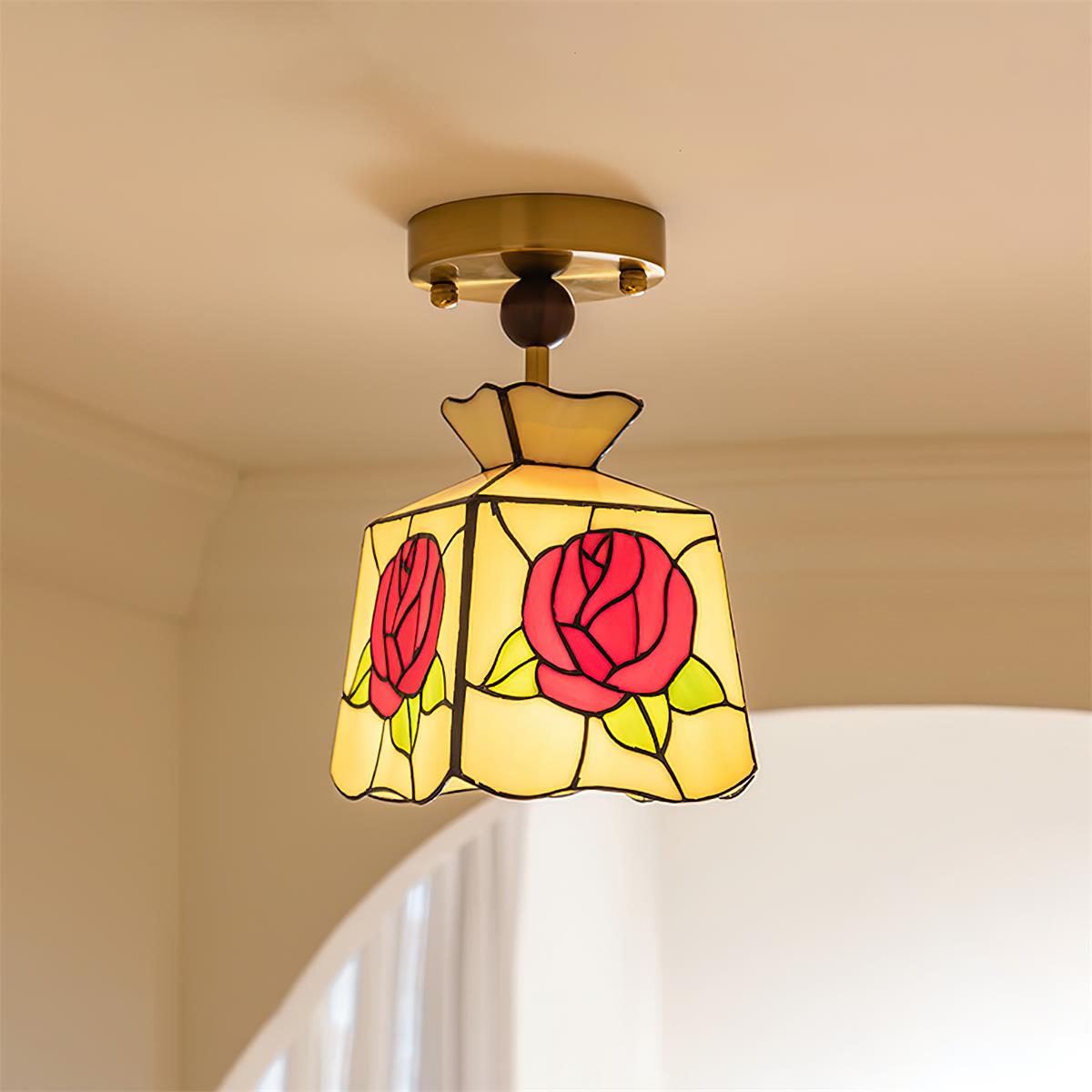 Joviel Tiffany Rose Deckenleuchte-Letslighting