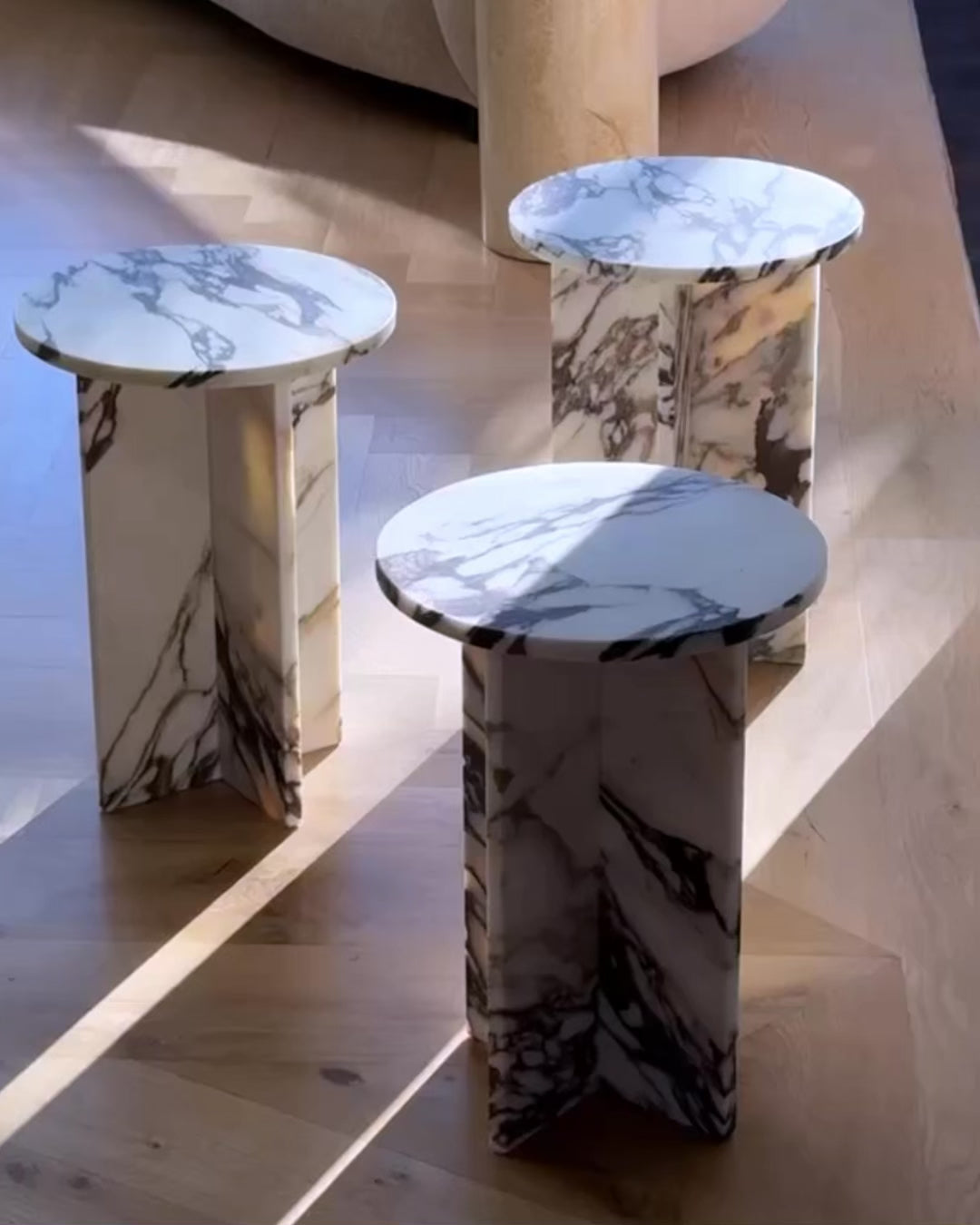 Acariel Modern Minimalist Marble Side Table Accessories - Letslighting