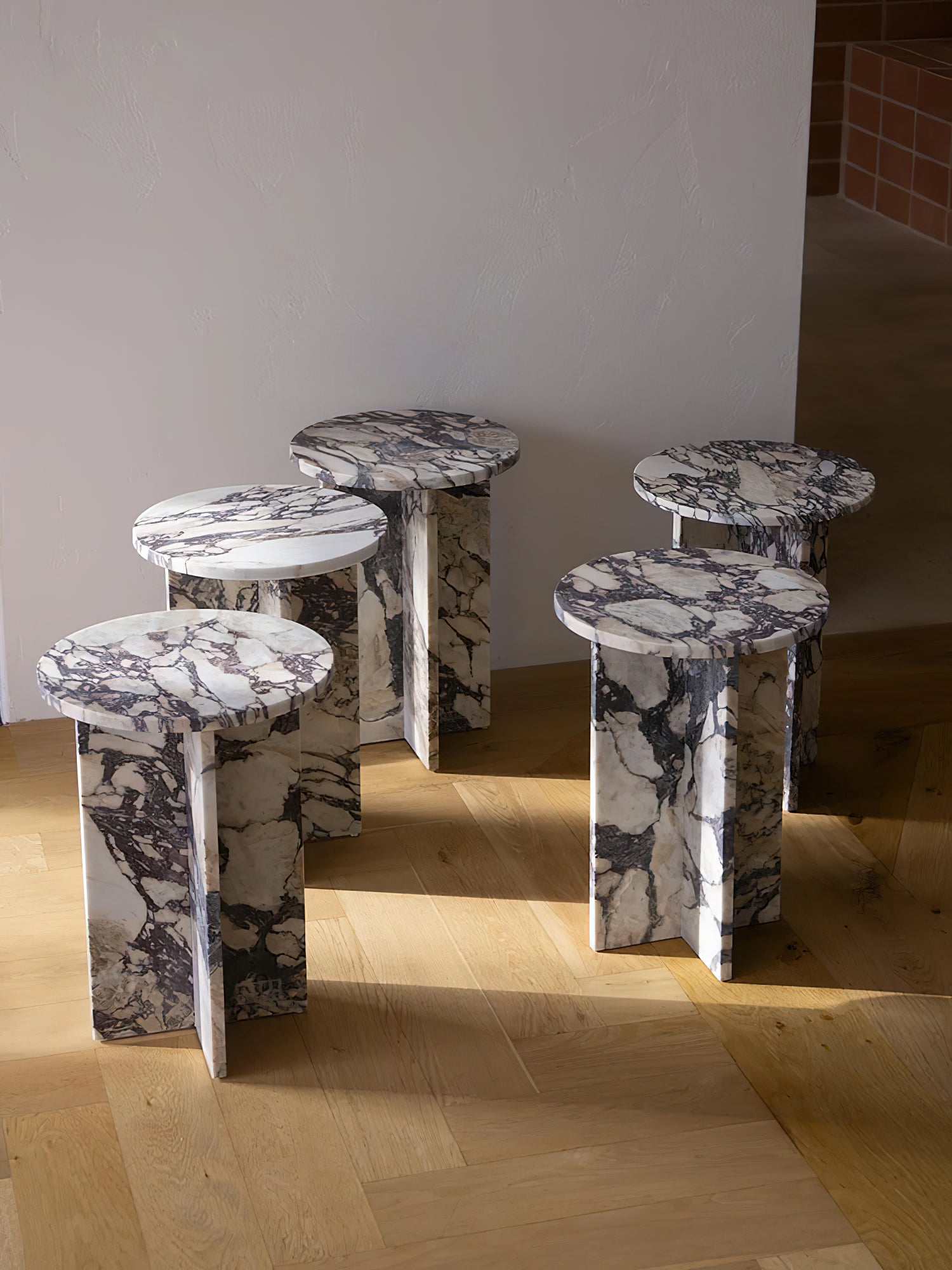 Acariel Modern Minimalist Marble Side Table Accessories - Letslighting