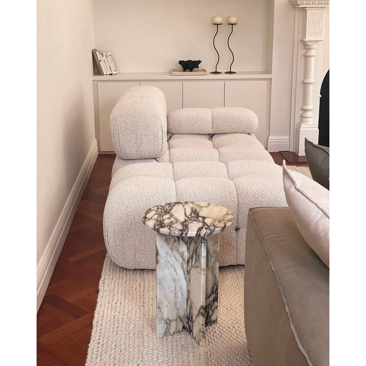 Acariel Modern Minimalist Marble Side Table Accessories - Letslighting