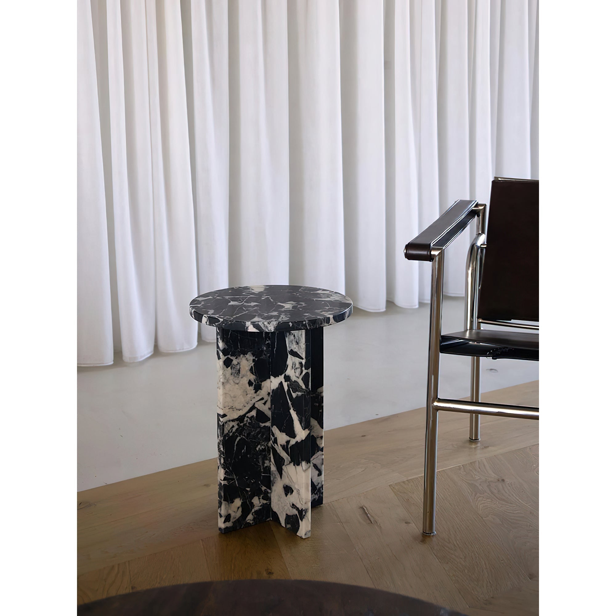 Acariel Modern Minimalist Marble Side Table Accessories - Letslighting