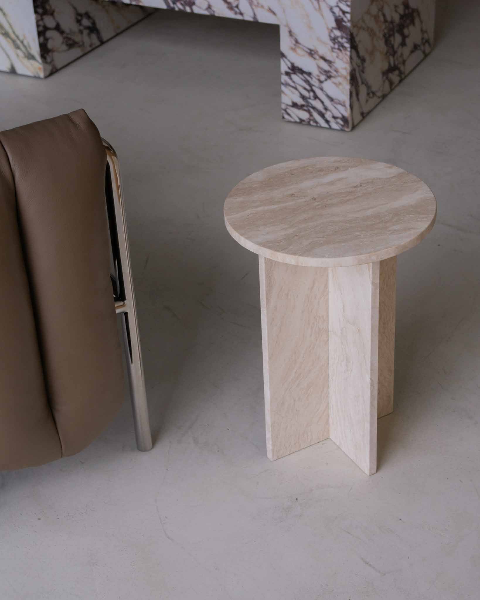 Acariel Modern Minimalist Marble Side Table Accessories - Letslighting