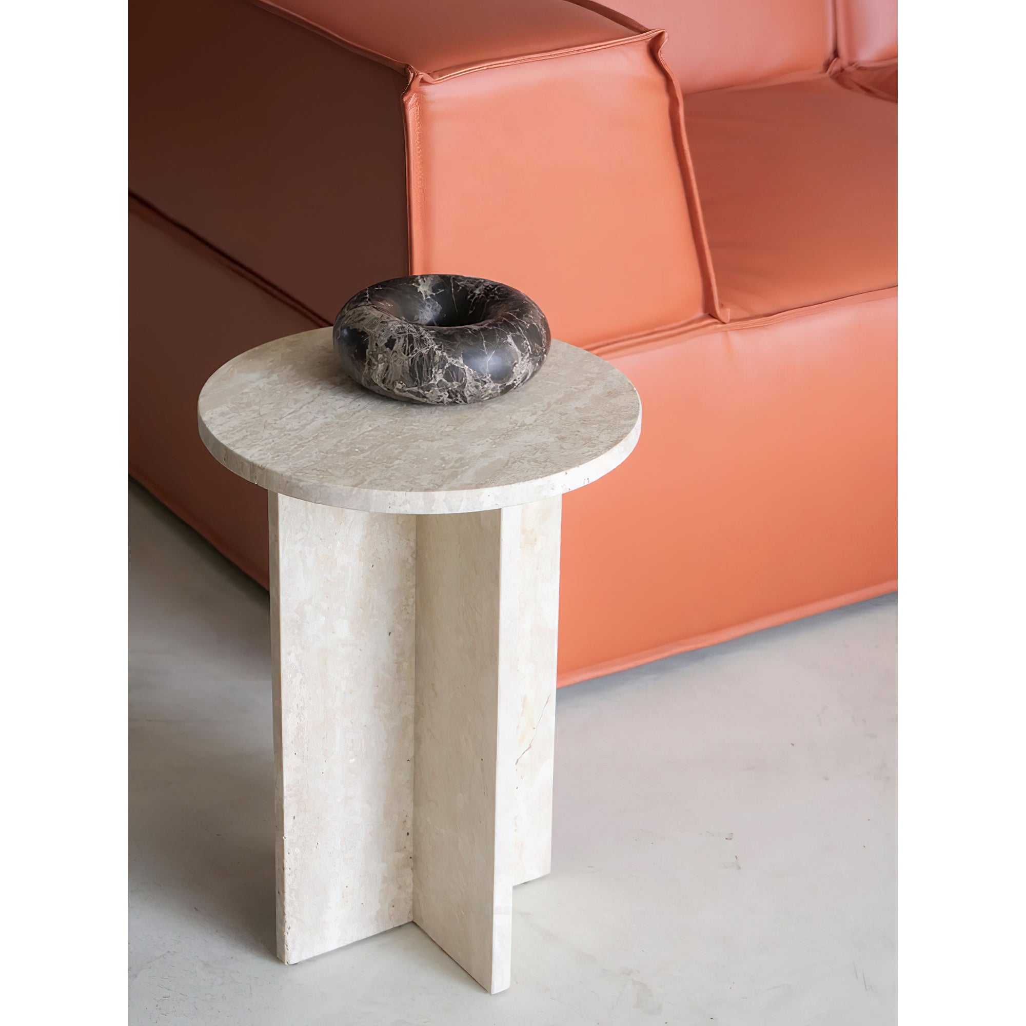Acariel Modern Minimalist Marble Side Table Accessories - Letslighting