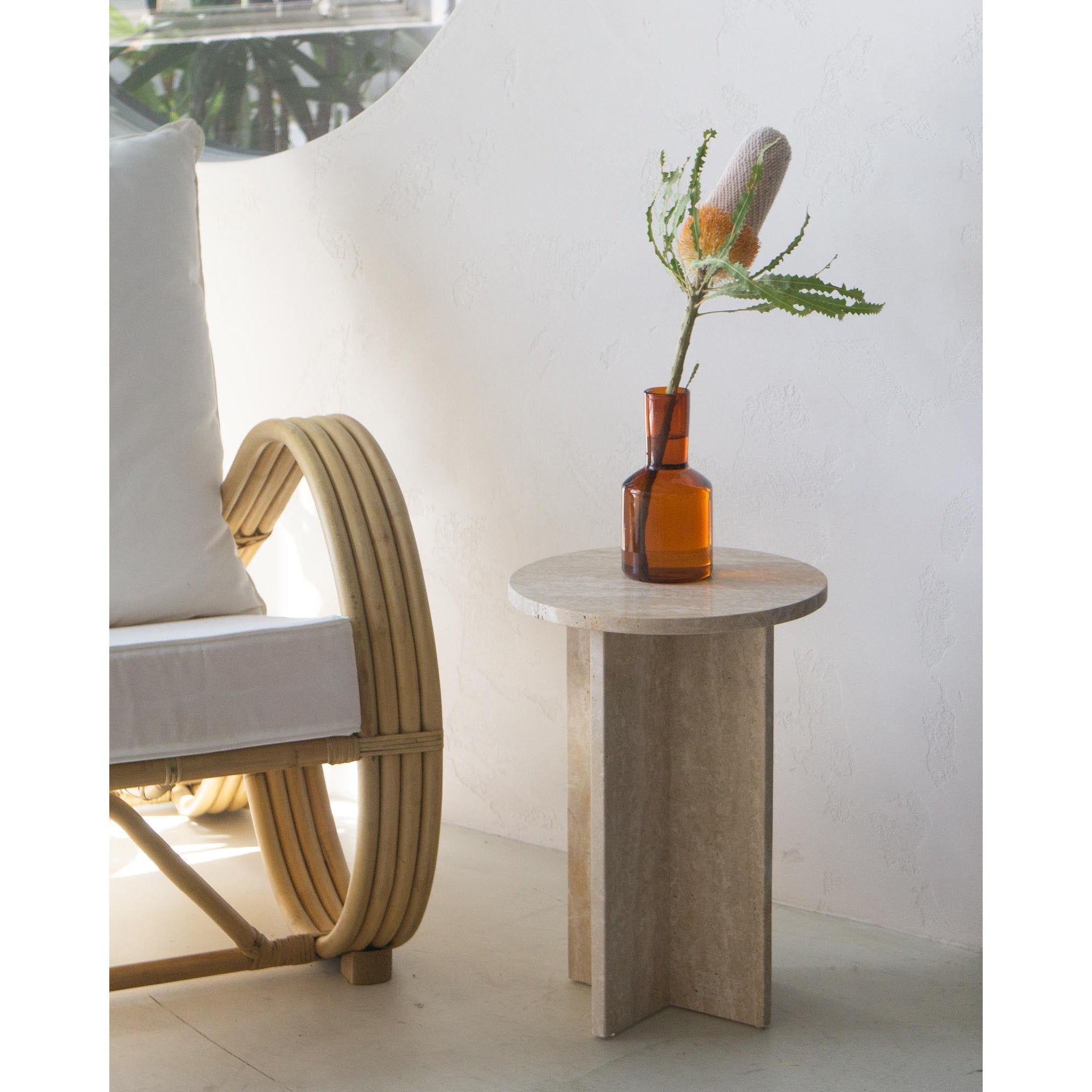 Acariel Modern Minimalist Marble Side Table Accessories - Letslighting