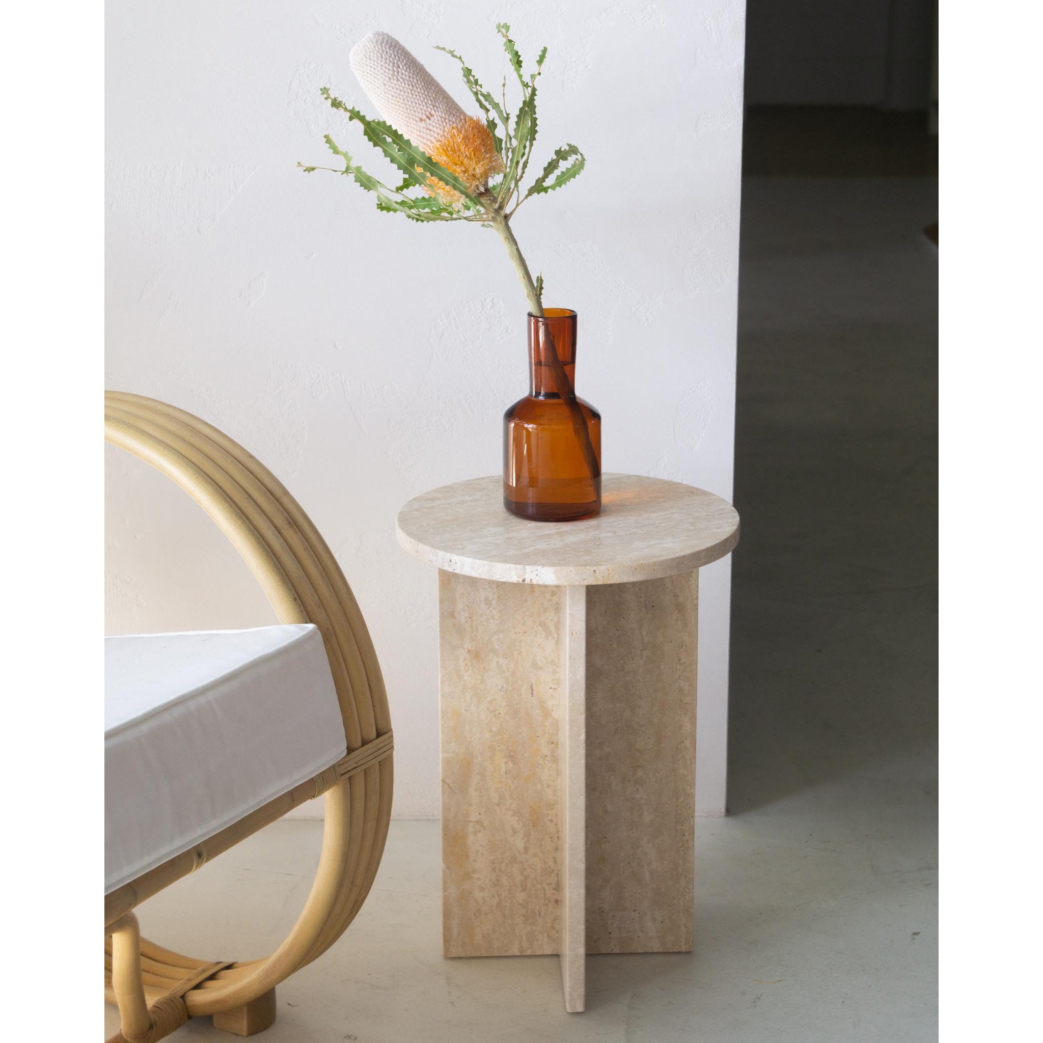 Acariel Modern Minimalist Marble Side Table Accessories - Letslighting