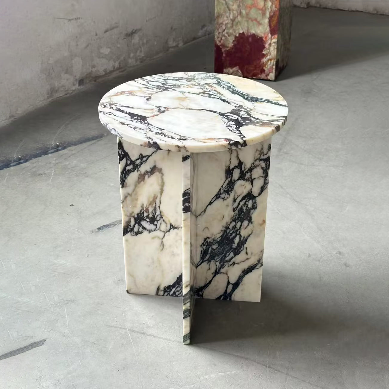 Acariel Modern Minimalist Marble Side Table Accessories - Letslighting