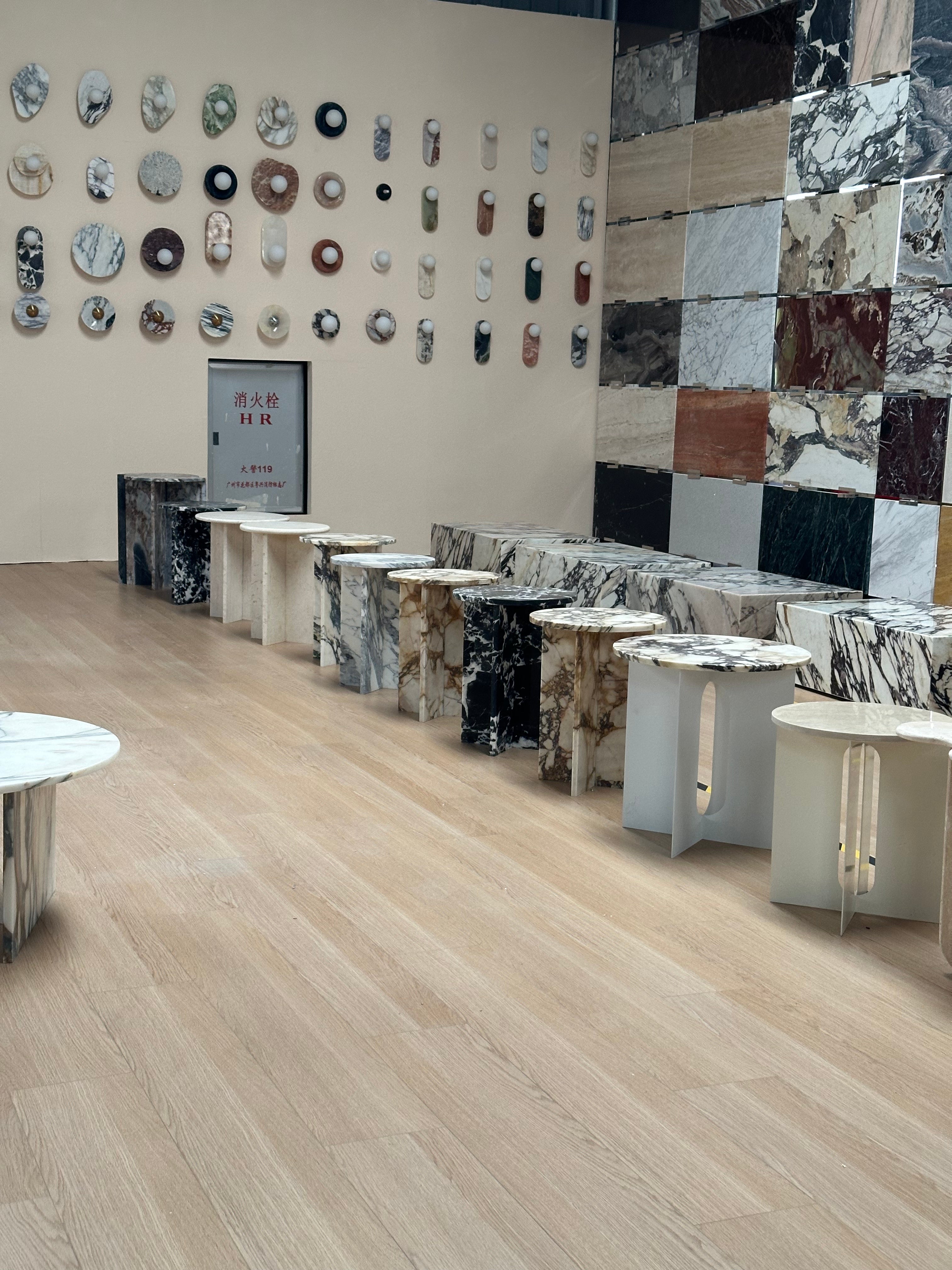 Acariel Modern Minimalist Marble Side Table Accessories - Letslighting