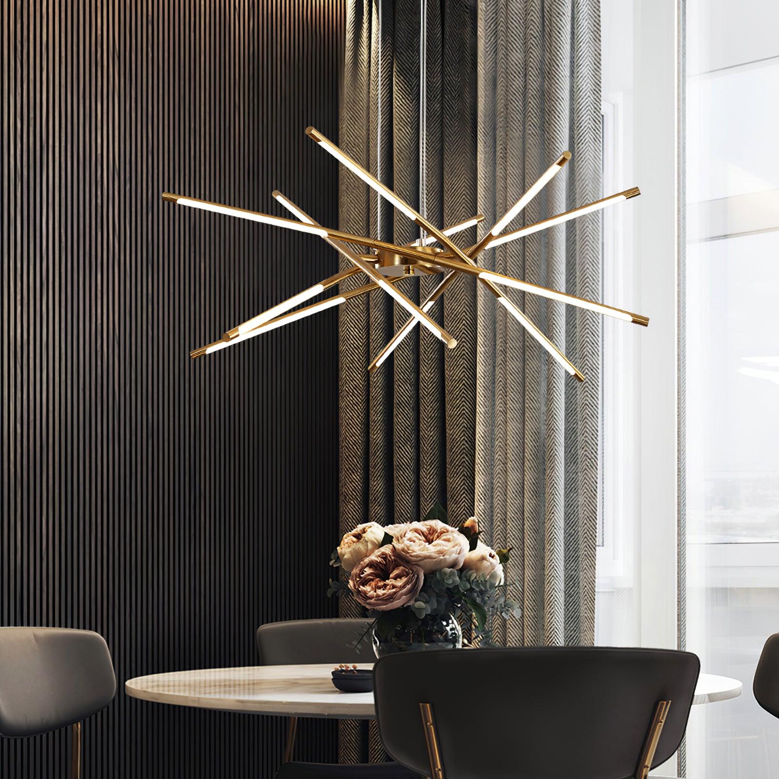 Lustra Drehbarer LED-Kronleuchter im modernen Stil-Letslighting