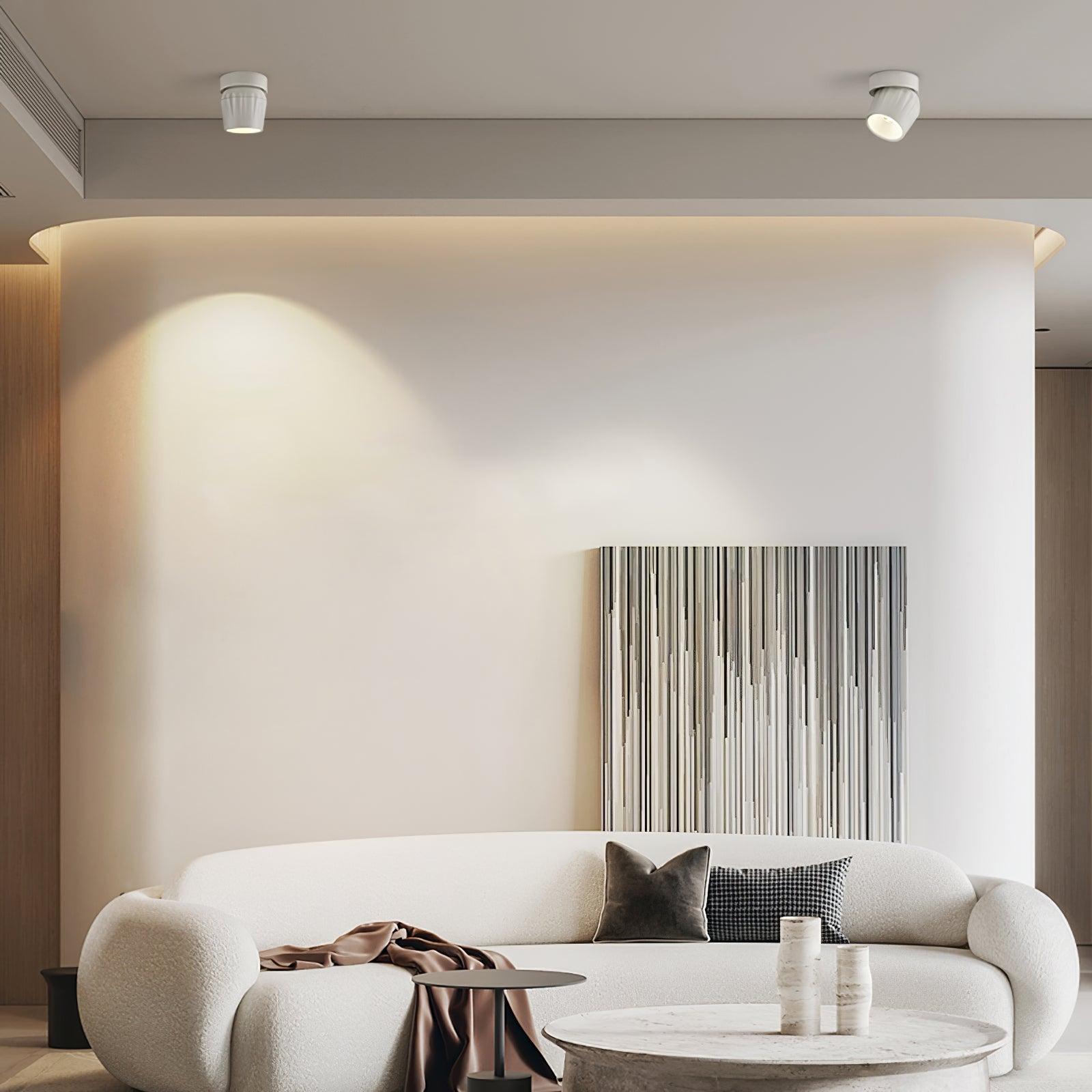 Solara Spotlight Aluminium Gerippt Drehbar Minimalistisch-Letslighting