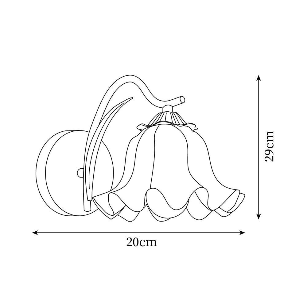 Piper Natural Metal Wall Lamp-Letslighting