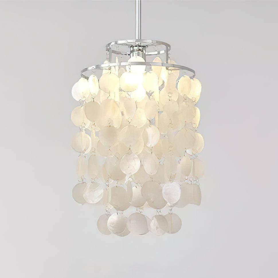 Lustra Pendelleuchte Runde Muschel Chrom-Letslighting