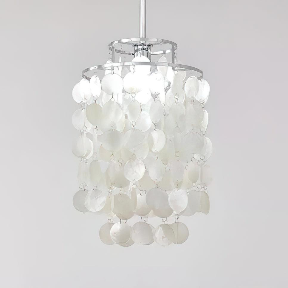 Lustra Pendelleuchte Runde Muschel Chrom-Letslighting