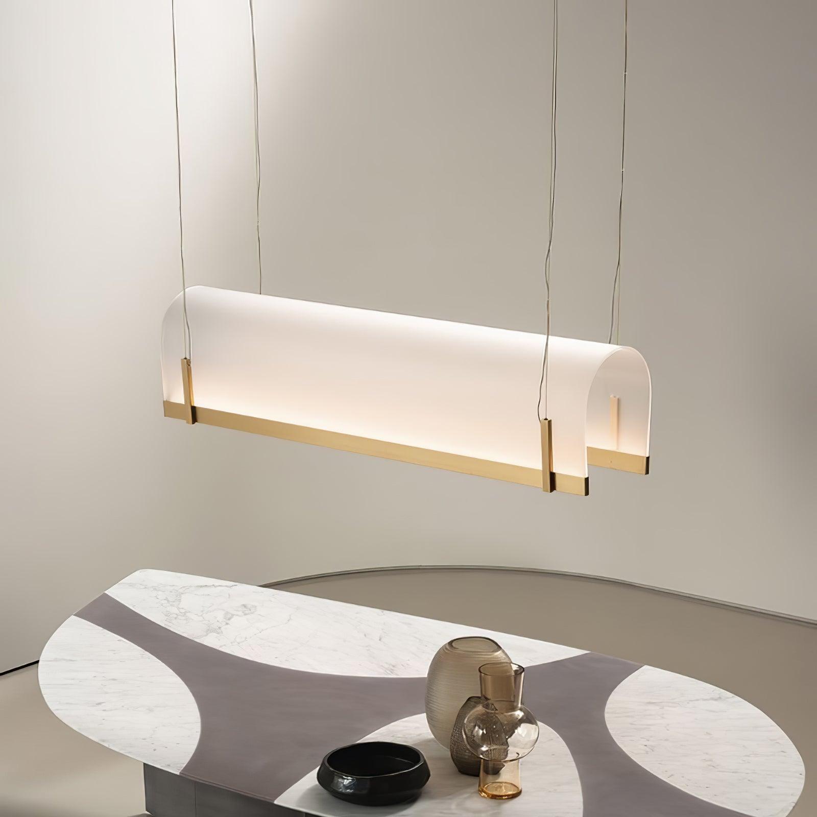Cevinen Lineare Goldene Pendelleuchte-Letslighting