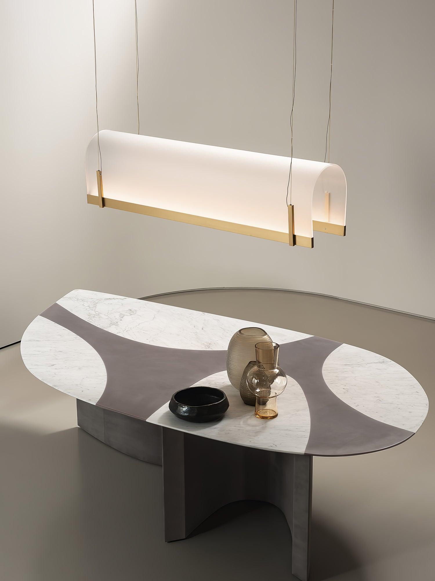 Cevinen Lineare Goldene Pendelleuchte-Letslighting