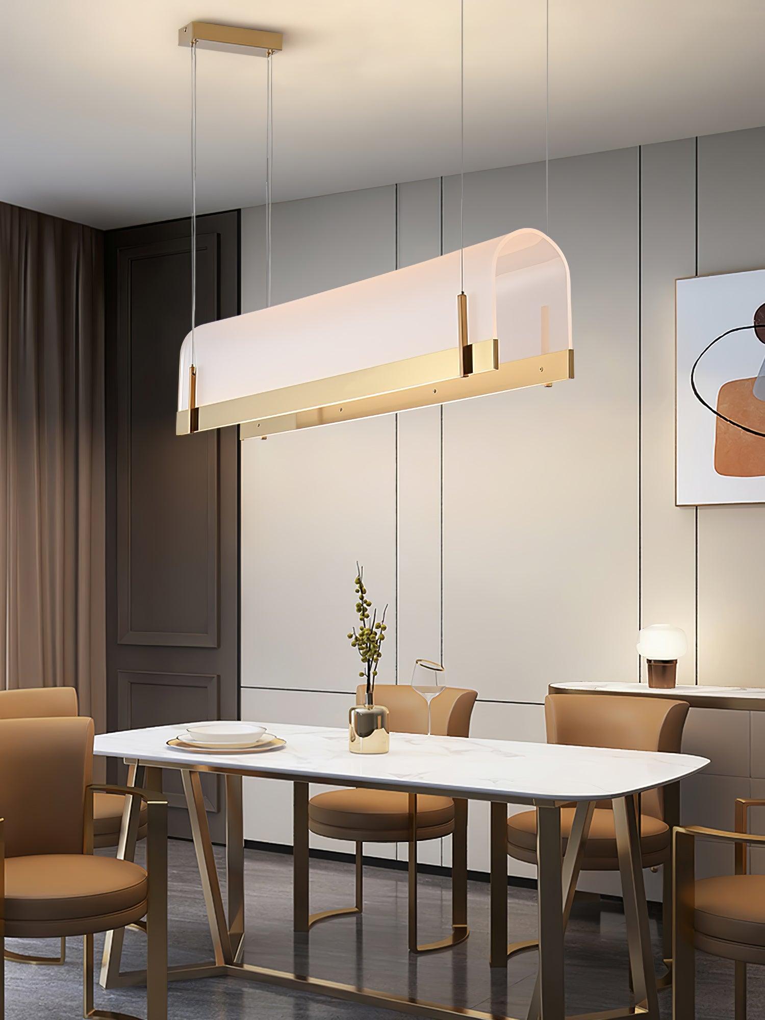 Cevinen Lineare Goldene Pendelleuchte-Letslighting