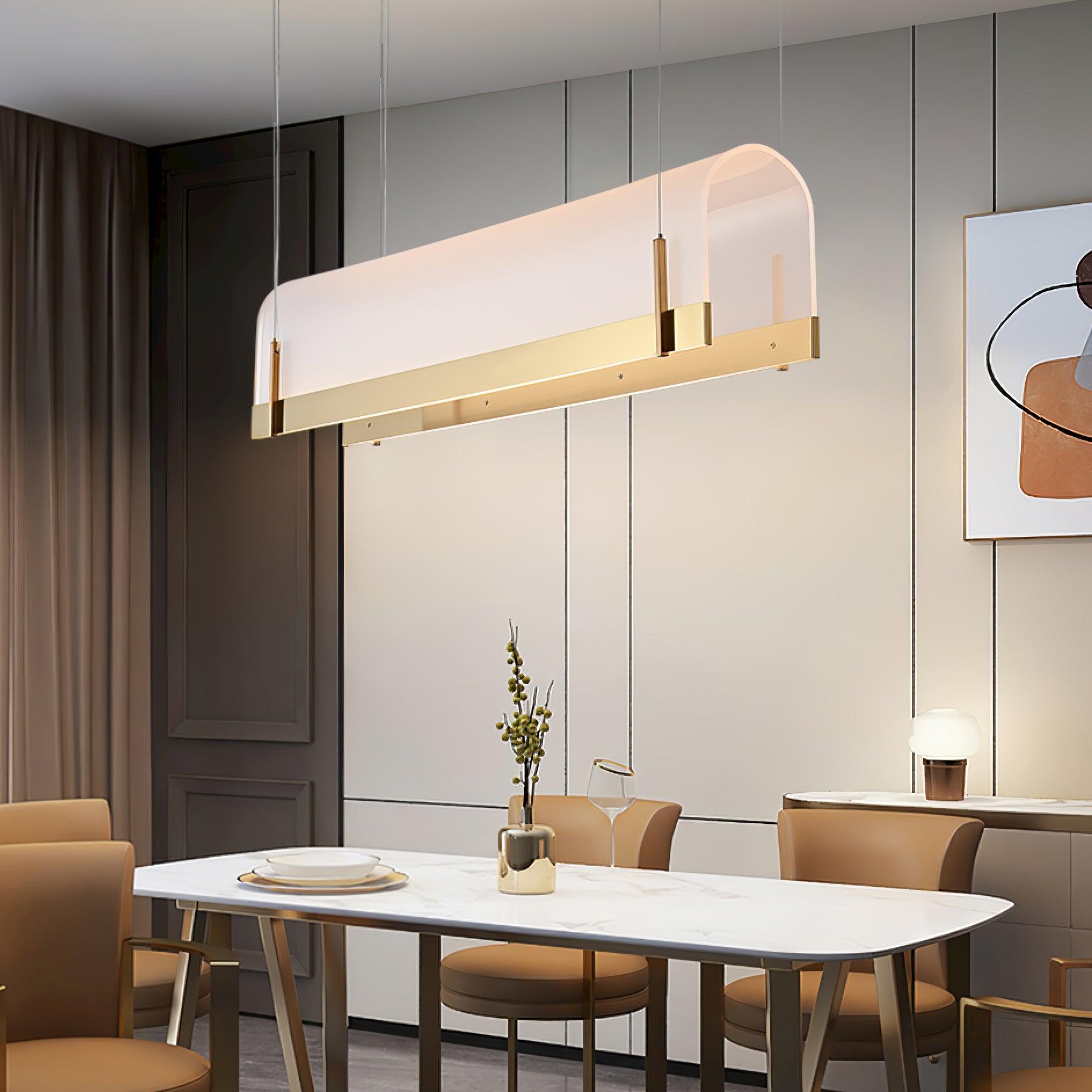 Cevinen Lineare Goldene Pendelleuchte-Letslighting
