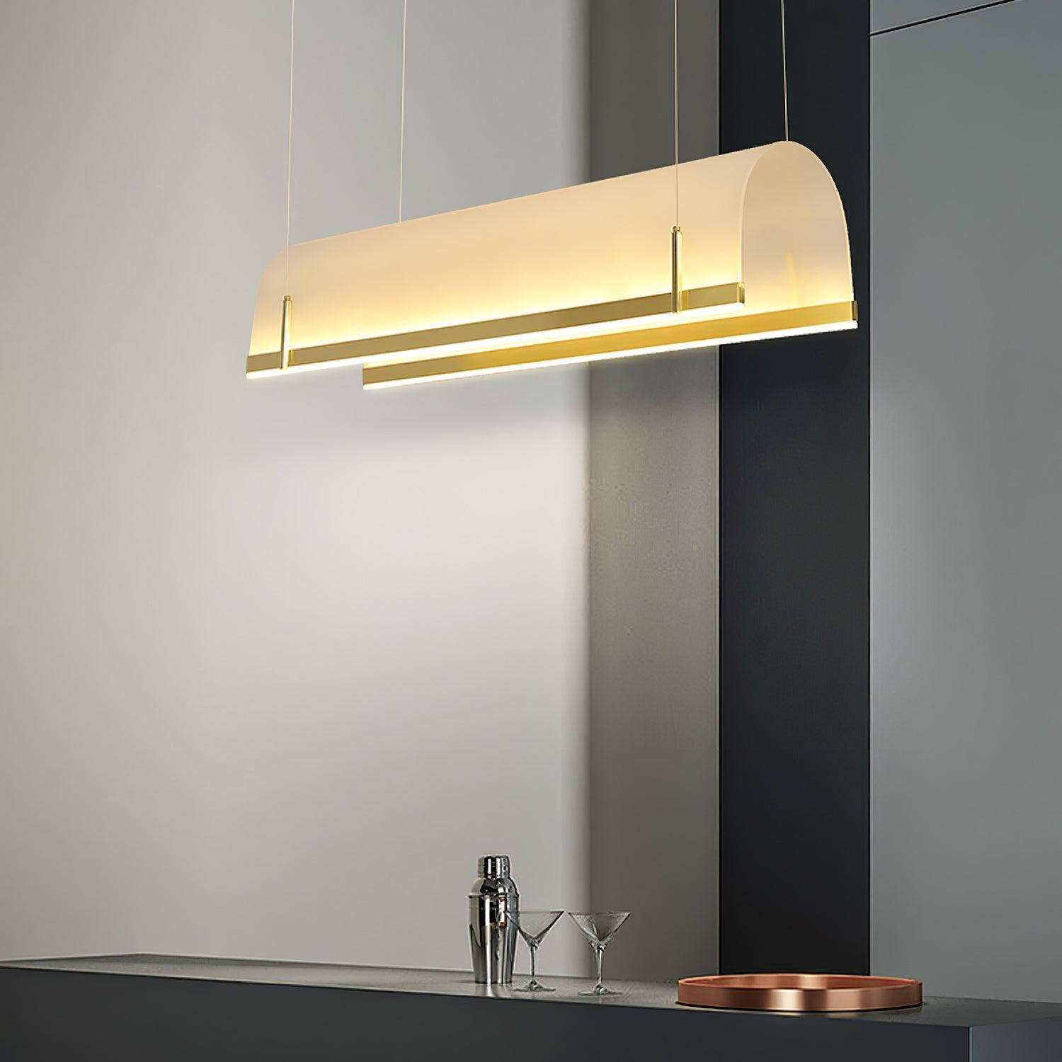 Cevinen Lineare Goldene Pendelleuchte-Letslighting