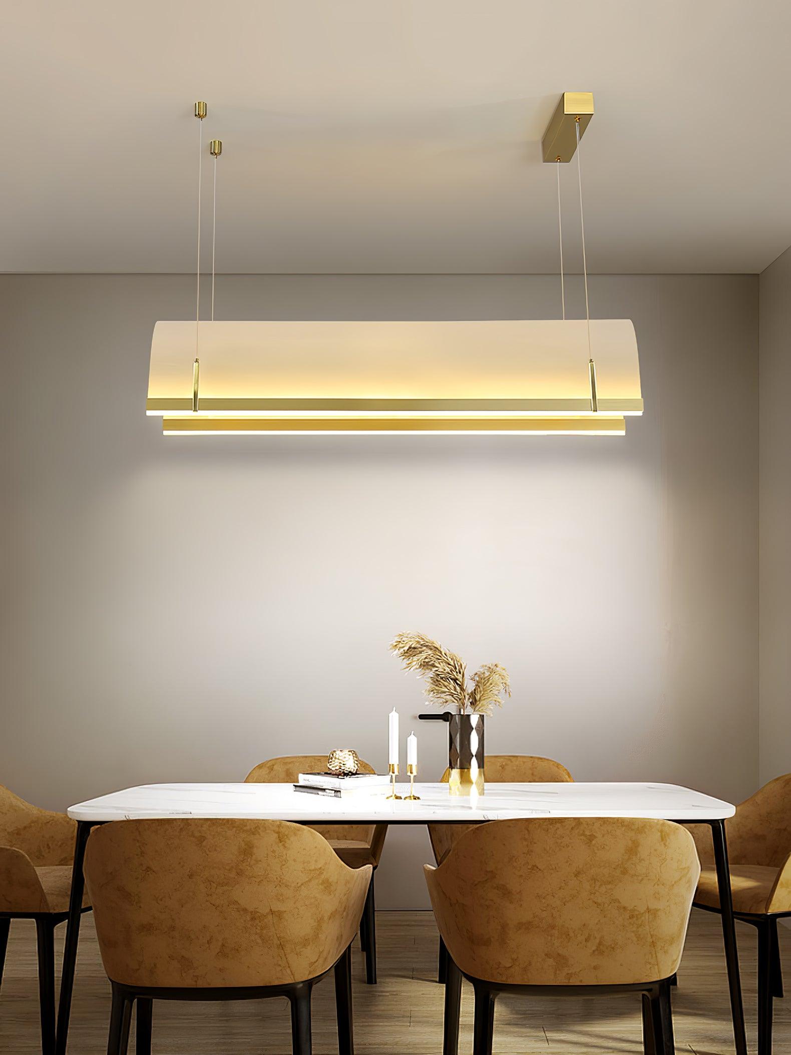 Cevinen Lineare Goldene Pendelleuchte-Letslighting