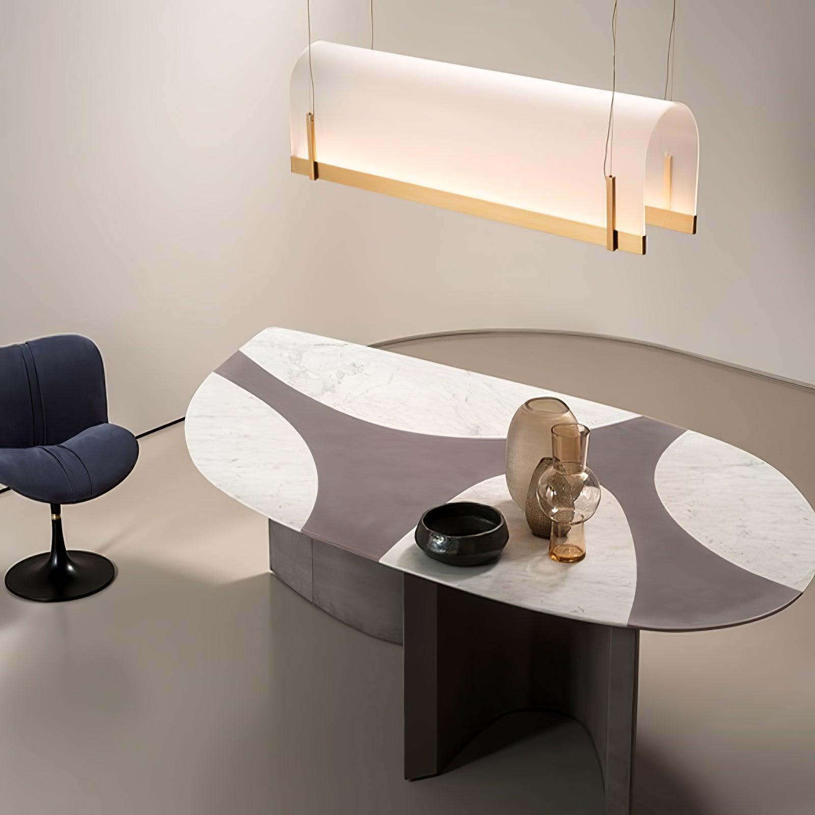 Cevinen Lineare Goldene Pendelleuchte-Letslighting