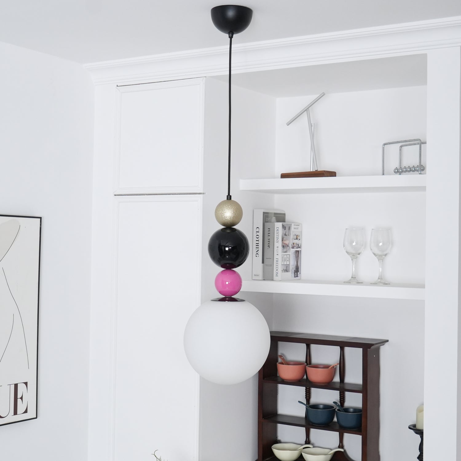 Eshaisra Nordic Art Stapelbare Glas-Pendelleuchte-Letslighting